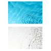 Papel de fondo de fotografía mate de doble cara 3D (Ondas de agua)