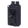 Bolsa de protección para walkie-talkie para exteriores, bolsa para cinturón de almacenamiento (negro)