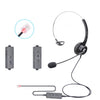 VT200 Auricular de operador de auricular de teléfono de un solo oído con micrófono, especificación: Crystal Head Secuencia de 6 hilos