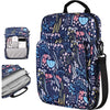Bolso bandolera vertical para computadora portátil, tamaño: 13.3 pulgadas, Bolso vertical para computadora portátil Bolso bandolera de mano, Tamaño: 13.3 pulgadas (Azul)