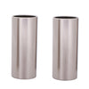 2 piezas de acero inoxidable para guitarra Slide Tube Folk Slide Block, tamaño: 28 mm (dorado)