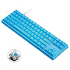 Dark Alien K710 71 Keys Glowing Game Teclado con cable, longitud del cable: 1,8 m, color: eje verde azul