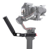 Para DJI Ronin RS3 Pro estabilizador de mango de aleación de aluminio de ángulo ajustable (negro)