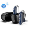 Amplificador de sonido recargable para audífonos GM-301, especificaciones: con cápsula de carga azul + negro