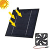 Al-043 20W Mini ventilador solar Baño Cocina Ventilador de escape solar