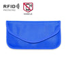 Bolsa de protección de señal de teléfono celular de 6,5 pulgadas Bolsa de almacenamiento RFID de señal aislada antiubicación (Azul)