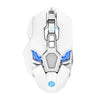 K-Snake Q18 9 Teclas 6400DPI Máquina brillante Ratón para juegos con cable, Longitud del cable: 1,5 m (Blanco)