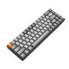 ZIYOU LANG K68 68 Teclas Teclado mecánico inalámbrico Bluetooth modelo dual, estilo: versión de eje rojo (gris)
