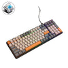ZIYOU LANG K3 Juego de 100 teclas Teclado mecánico con cable brillante, Longitud del cable: 1,5 m, Estilo: Versión micro ligera Eje verde
