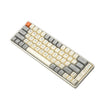 LANGTU GK65 65 teclas Inalámbrico / Bluetooth / Teclado mecánico de tres modelos con cable, longitud del cable: 1,5 m (blanco leche)