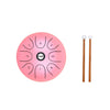 Shuffle SD-5 Instrumento de percusión de tambor vacío sin preocupaciones con lengua de acero de 5,5 pulgadas (rosa)