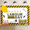 1,5 m x 1 m Serie de vehículos de construcción Fondo de fotografía de feliz cumpleaños Paño (MSD00278)