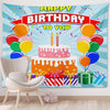 Tapiz de decoración de fiesta con fondo de foto de feliz cumpleaños, tamaño: 230x150 cm (GT56-10)