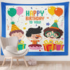 Tapiz de decoración de fiesta con fondo de foto de feliz cumpleaños, tamaño: 230x180 cm (GT56-4)