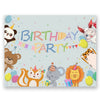 Paño de tiro de decoración de tela de fondo de fiesta de cumpleaños, tamaño: 125x100 cm (HB022)