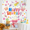 Diseño de cumpleaños Paño colgante Niños Foto Paño de pared, Tamaño: 180x230cm Terciopelo(4)