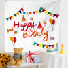 Diseño de cumpleaños Paño colgante Niños Foto Paño de pared, Tamaño: 180x230cm Terciopelo(39)