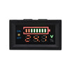 229TY 6-30V Coche eléctrico Batería de litio Voltaje Medidor de potencia Interruptor de pantalla