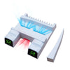 Para PS5 SYP5-5088 Mango Ventilador de refrigeración de carga dual con estante de almacenamiento de disco