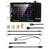 NANOVNA-H Versión mejorada 2.8 pulgadas TFT 50Khz-1.5Ghz Analizador de antena de red vectorial MF HF VHF UHF con ranura para tarjeta SD sin tarjeta (negro)