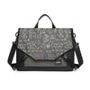 LUCKYBAT Laptop Bag Airbag Anti-drop Crossbody Bolso, Tamaño: L 16 Pulgadas (Ecuación Gris Negro)
