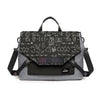 LUCKYBAT Laptop Bag Airbag Anti-drop Crossbody Bolso, Tamaño: L 16 Pulgadas (Gris Negro Ecuación)