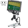 G1600 1-1600X Aumento Microscopio electrónico de 9 pulgadas, Estilo: Sin batería Enchufe de EE. UU.