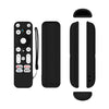 Para ONN Android TV 4K UHD Streaming Device Y55 Cubierta de control remoto de silicona anticaída (Negro)