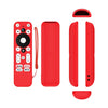Para ONN Android TV 4K UHD Streaming Device Y55 Cubierta de control remoto de silicona anticaída (Rojo)