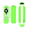 Para ONN Android TV 4K UHD Streaming Device Y55 Cubierta de control remoto de silicona anticaída (verde luminoso)