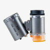 Microscopio óptico de detección de billetes 9882(RD) 60X Mini HD con luz LED, color: plateado