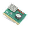 Tarjeta de diagnóstico de falla PCI de placa base de computadora de 2 bits (Manual en inglés)