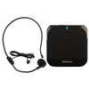 Rolton K400 Mini altavoz de audio Megáfono Amplificador de voz Soporte FM Radio TF MP3 (Negro)