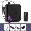 Rolton K600 7.4V Bluetooth Altavoz de audio inalámbrico Megáfono Amplificador de voz con transmisor (Negro)
