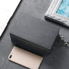 Caja de protección de señal RFID de protección contra la radiación del teléfono móvil con patrón de caballo loco (gris oscuro)