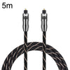 EMK QH/A6.0 Línea de audio amplificador de cable de audio de fibra óptica digital, longitud 5 m (negro)