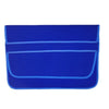 Bolsa de neopreno para computadora portátil de 13 pulgadas Bolsa de embrague con solapa de sección horizontal (Azul)