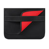 Bolsa de neopreno para computadora portátil de 17 pulgadas Bolsa de embrague con solapa de sección horizontal (Negro)