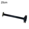 PCI-E 3.0 1X Tarjeta gráfica de 90 grados / Cable de extensión de tarjeta de red inalámbrica, Longitud del cable: 25 cm