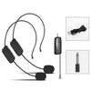 Uno para dos UHF Auriculares inalámbricos Micrófono Lavalier Amplificador de auriculares