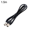 Cable de conexión BNC macho a hembra Cable coaxial de video HD de cobre completo, longitud: 1,5 m