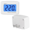 DM55-1 AC 110V- 220V LCD Voltímetro digital Probador de voltaje Detector Medidor Enchufe de EE. UU.
