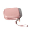 Para FUJIFILM Instax Mini EVO Link LiPlay Bolsa de cámara de cuero PU con correa para la muñeca (rosa)
