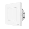 Tuya ZigBee Smart Single-fire Zero-fire Sharing Timing Voice Wall Switch Enchufe de la UE, estilo: 2 vías (blanco)