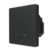 Tuya ZigBee Smart Single-fire Zero-fire Sharing Timing Voice Wall Switch Enchufe de la UE, estilo: 2 vías (gris)