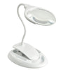 TS-9006 2.25X/5X Lupa de escritorio con luz LED de brillo de dos engranajes recargable por USB