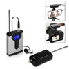 Q6 1 Drag 1 Lavalier inalámbrico con soporte USB Micrófono de grabación de computadora Teléfono en vivo SLR Micrófono Lavalier