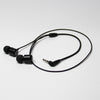 Para gafas Meta Quest 2 VR Auriculares intrauditivos Auriculares de aluminio con codo 3.5 (Negro)