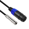 Cable de audio Ommus hembra de 4 núcleos a hembra de 6,35 mm (0,3 m)