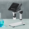 DM3 Microscopio digital electrónico portátil con luz LED de pantalla de 4,3 pulgadas 1000X HD, Especificación: Metal